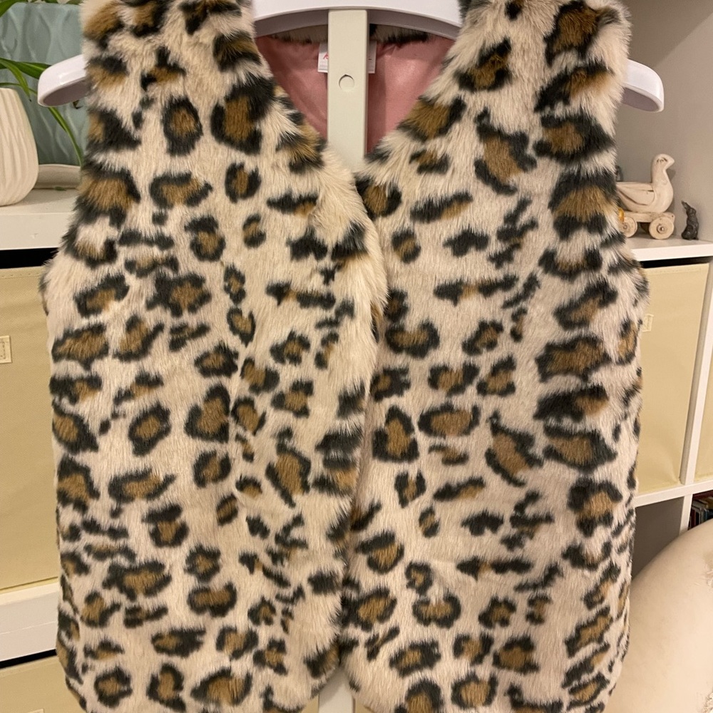 Hanna Andersson faux fur vest